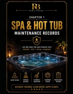 Spa & hot tub onderhoudslogboek