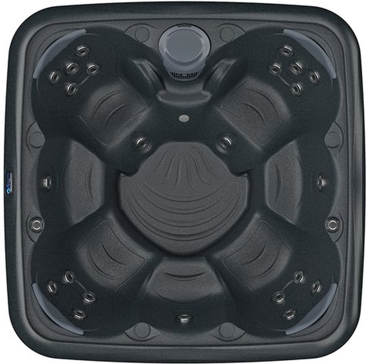 Spa Stonehenge BIG EZ Black Diamond Grey Wicker