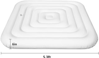 Wat vinden we goed aan de SpaCover 162 cm Opblaasbare Afdekking voor Vierkante Bubbelbaden (Mspa, Lay-Z-Spa)