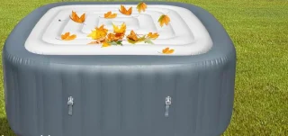SpaCover 162 cm Opblaasbare Afdekking voor Vierkante Bubbelbaden (Mspa, Lay-Z-Spa)