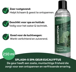Splash-X Eucalyptus Spa Geur 250 ml