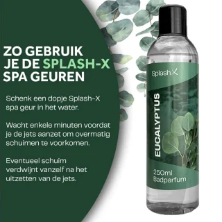 Splash-X Eucalyptus Spa Geur 250 ml