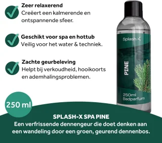 Splash-X Pine Spa Geur 250 ml