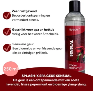 Splash-X Sensual spa geur 250 ml