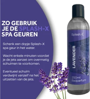 Splash-X Spa Geur Lavender 250 ml