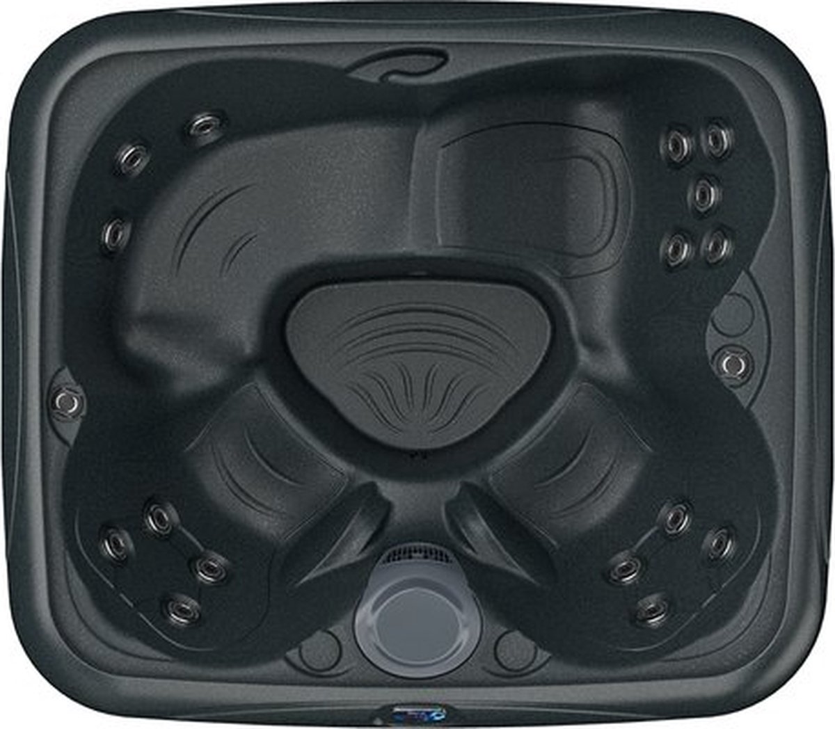 Stonehenge EZL Black Diamond Grey Wicker Spa