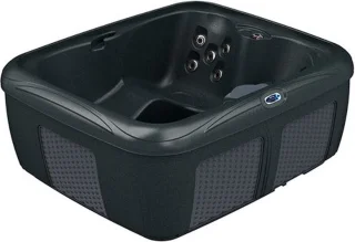 Stonehenge EZL Black Diamond Grey Wicker Spa