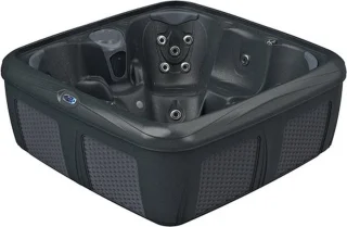 Stonehenge Odyssey BIG EZ Spa Black Diamond / Grey Wicker