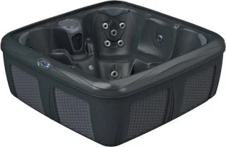 Stonehenge Odyssey BIG EZ Spa Black Diamond / Grey Wicker