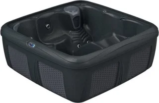 Stonehenge Odyssey Spa Black Diamond Grey Wicker