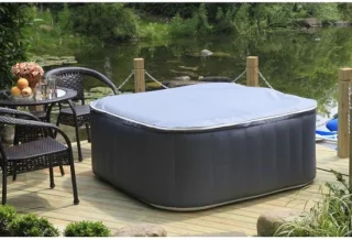 SUN SPA Gelamineerde vierkante opblaasbare spa