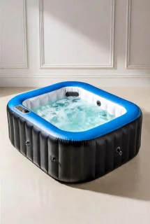 Tekapo Comfort vierkante opblaasbare Jacuzzi 4 persoons