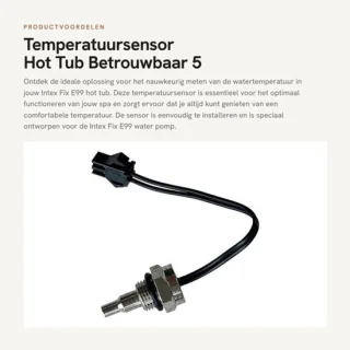 Temperatuursensor voor Intex hot tub spa