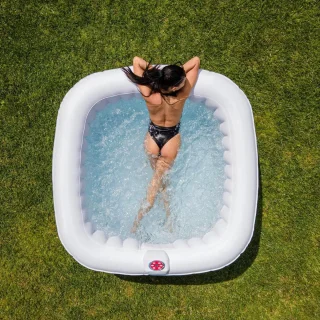 Thuys Lazy Z Spa Opblaasbare Jacuzzi 145x145x65 cm Grijs