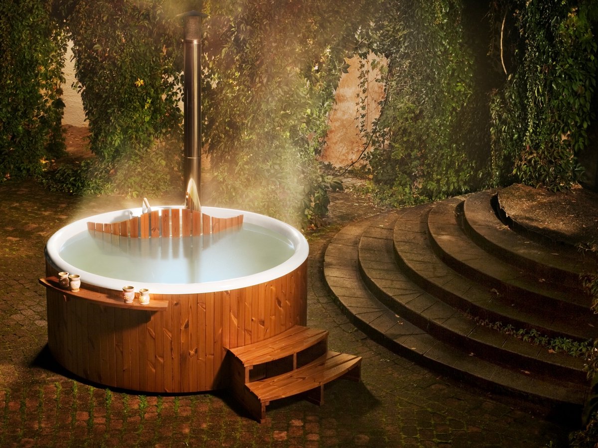 Ticra Outdoor Skargards Panel Hottub Ø190 cm houtkachel