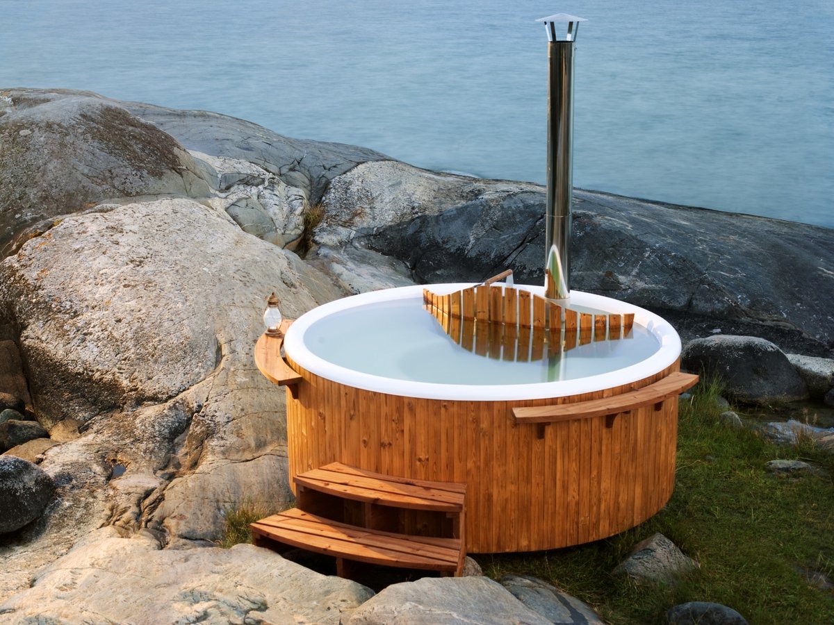 Ticra Outdoor Skargards Panel Hottub Ø190 cm houtkachel