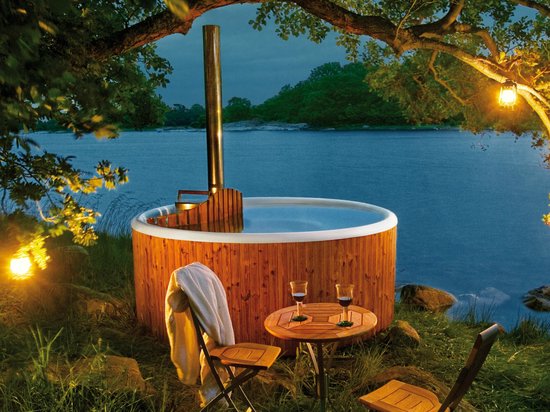 Ticra Outdoor Skargards Panel Hottub Ø190 cm houtkachel