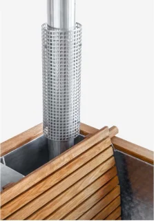 Ticra Outdoor Zweedse Hikki Hottub Aluminium Eikenhout