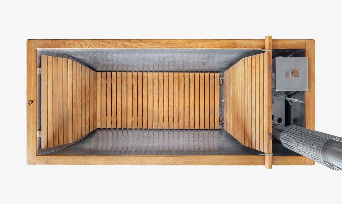 Ticra Outdoor Zweedse Hikki Hottub Aluminium Eikenhout
