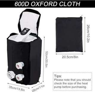 Wat vinden we goed aan de Universele Hottub Pomphoes voor Verwarmingspomp (Zwart)