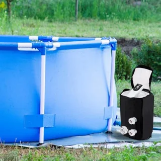 Universele Hottub Pomphoes voor Verwarmingspomp (Zwart)