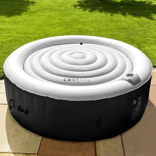 Universele Opblaasbare Jacuzzi Afdekking Ø160 cm – Grijs