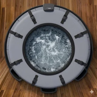 Urbanhome Opblaasbare Jacuzzi 4-8 Persoons (Rond/Vierkant)