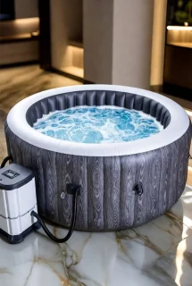 Vancouver opblaasbare Jacuzzi whirlpool voor 4 personen - rechthoekig 175x70 cm
