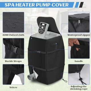 Waterdichte Pomp Cover voor Opblaasbare Hot Tubs