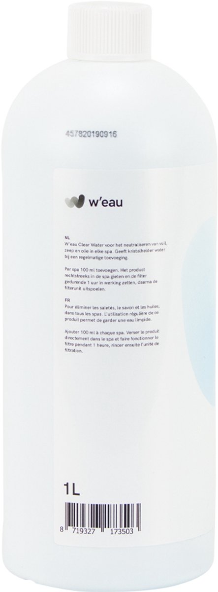 Wat vinden we goed aan de W'eau Clear Water 1L