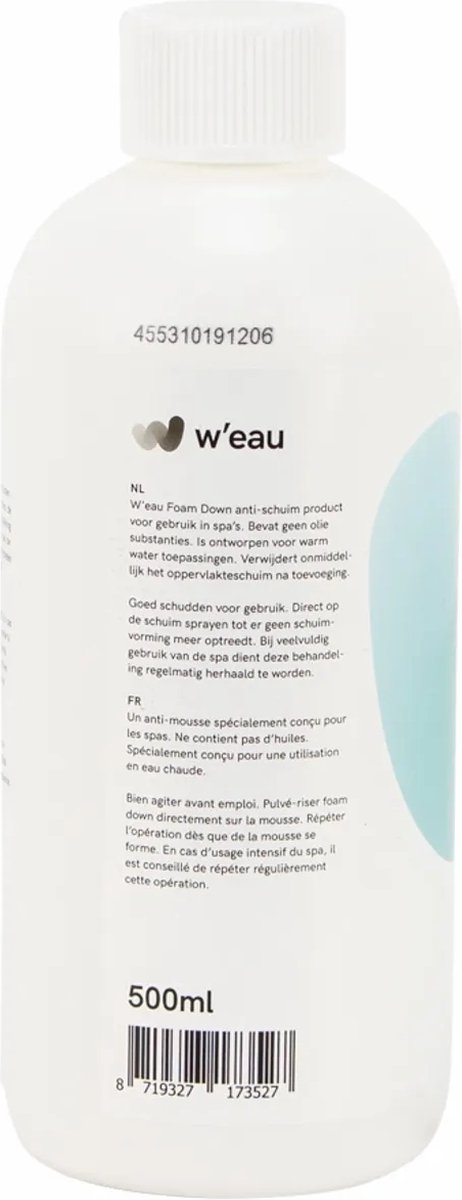 W'eau Foam Down ontschuimingsmiddel 500 ml