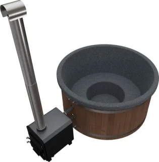 Welltub Hottub houtgestookt 180 cm