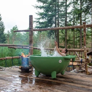 Weltevree Dutchtub Original Hottub Houtgestookt 600L Olijfgroen