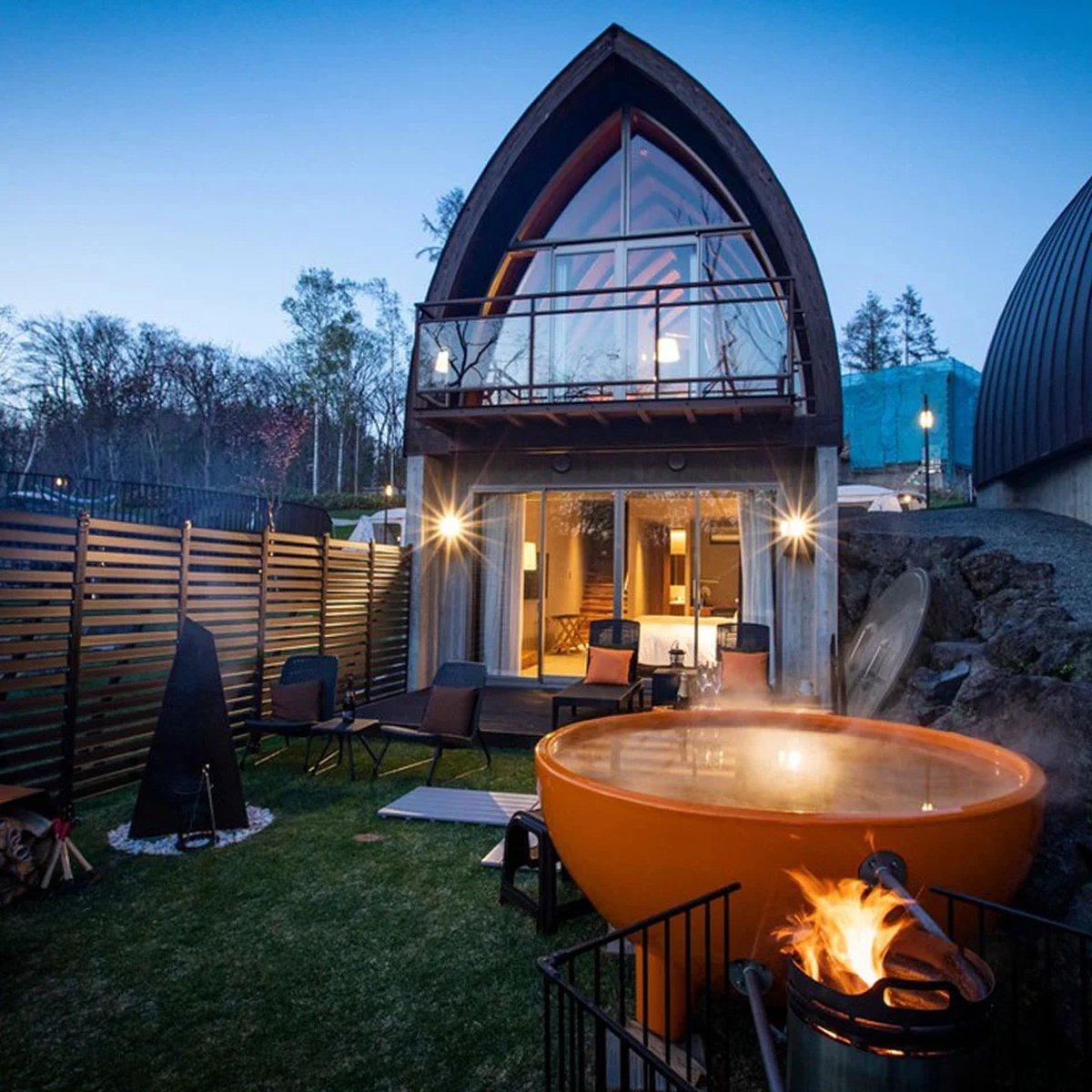 Weltevree Dutchtub Original Hottub Houtgestookt 600L Olijfgroen