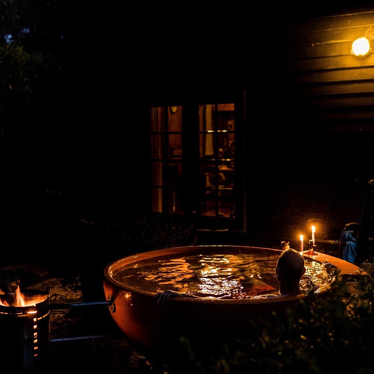 Weltevree Dutchtub Original Hottub Houtgestookt 600L Olijfgroen