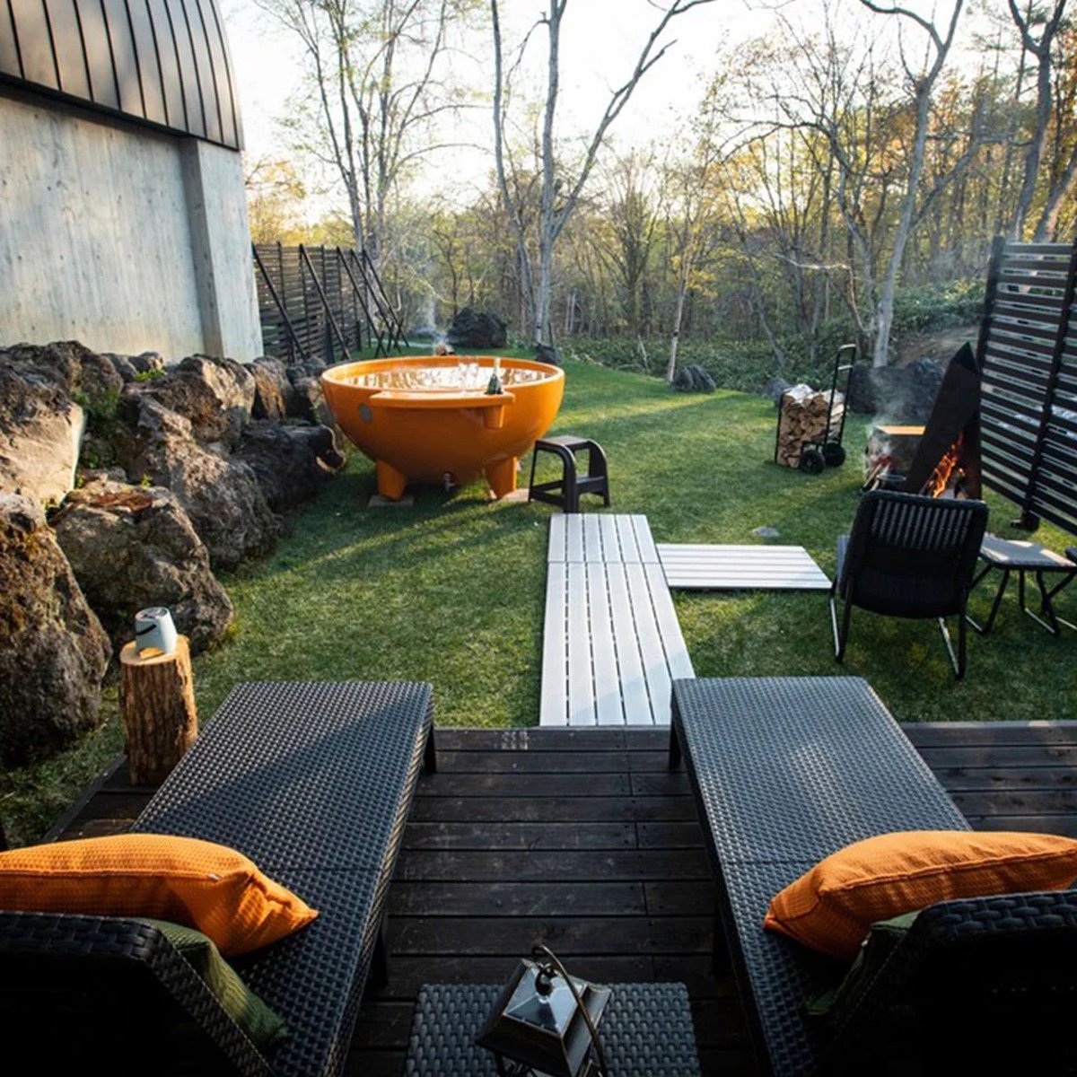 Weltevree Dutchtub Original Hottub Houtgestookt 600L Olijfgroen