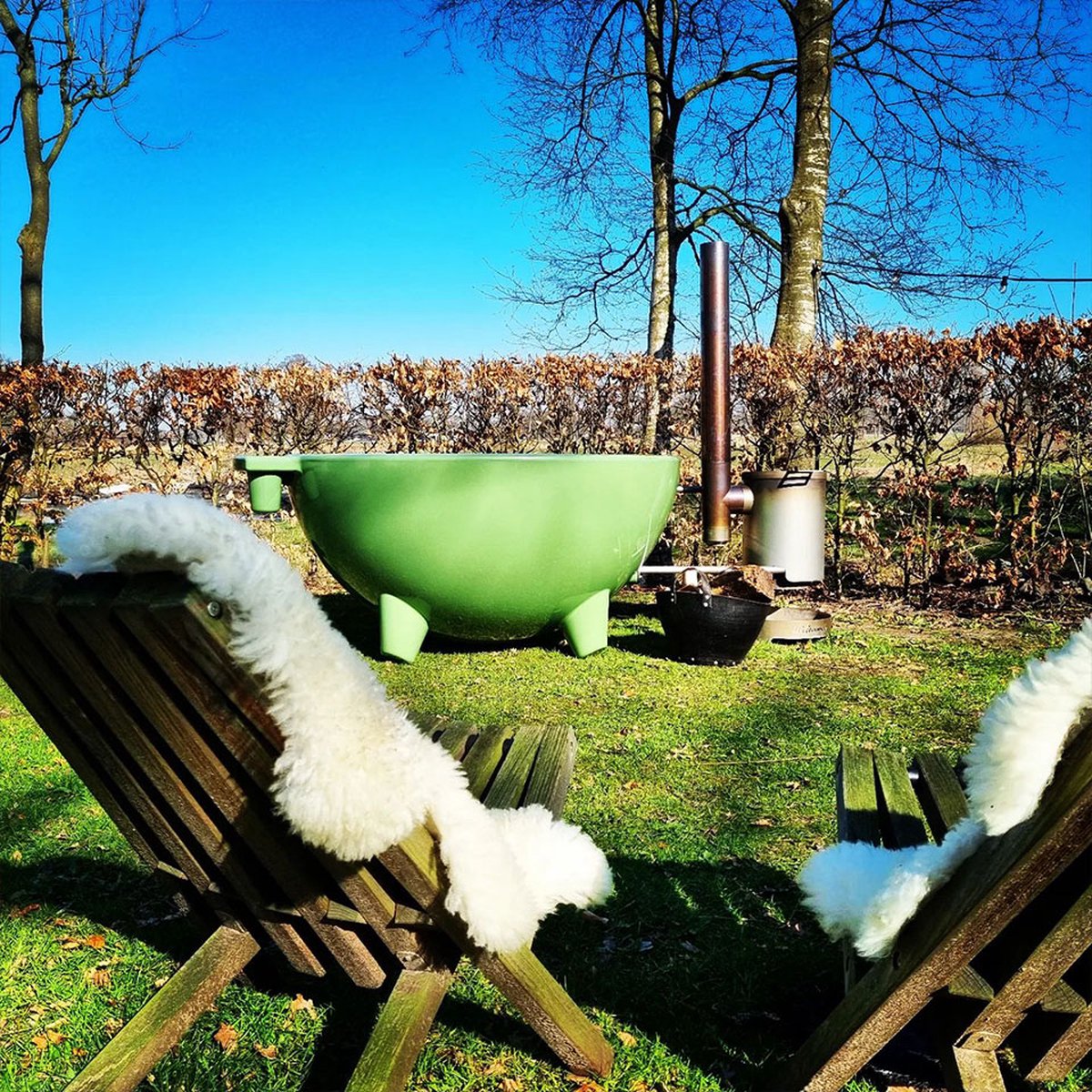 Weltevree Dutchtub Original Hottub Houtgestookt 600L Olijfgroen