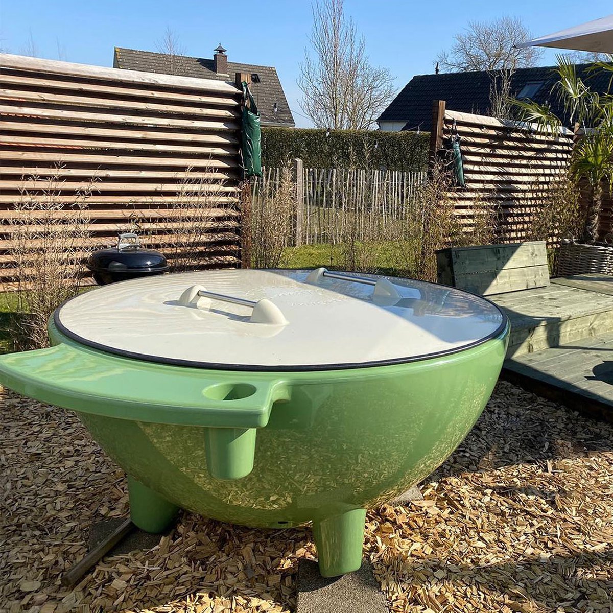 Weltevree Dutchtub Original Hottub Houtgestookt 600L Olijfgroen