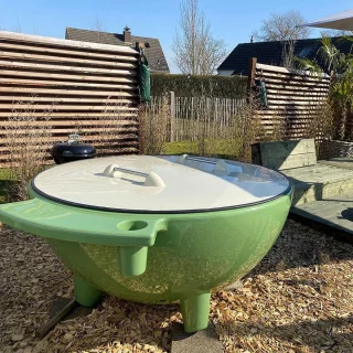 Weltevree Dutchtub Original Hottub Houtgestookt 600L Olijfgroen