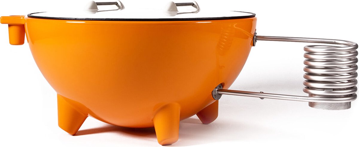 Weltevree Dutchtub Original Houtgestookte Hottub Oranje RAL 2000 600L