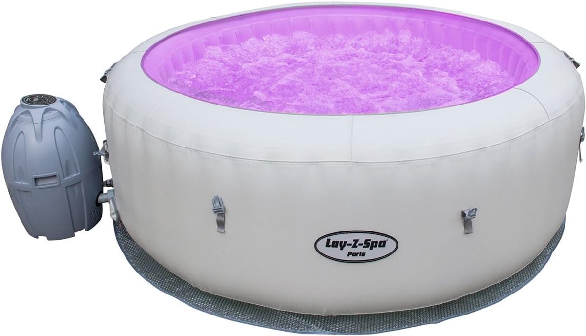 Whirlpool 6 Personen Opblaasbaar 196x196x66 cm Wit Model 2018