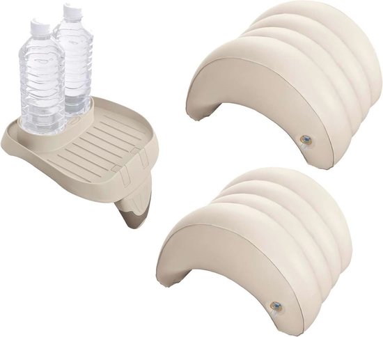 Whirlpool Accessoireset 3-delig met Dienblad en Hoofdsteunen