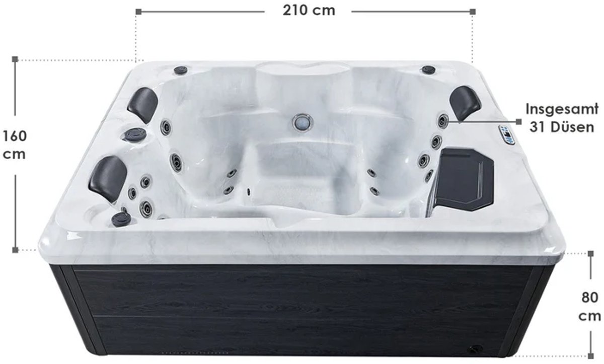 Whirlpool Oasis 3-persoons buitenmodel