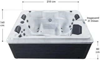 Whirlpool Oasis 3-persoons buitenmodel