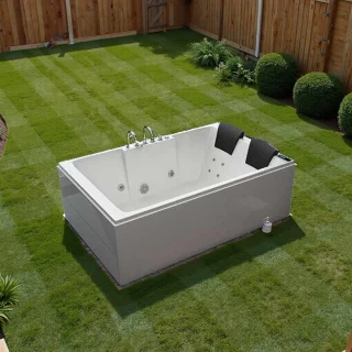 Whirlpool Torino 180 x 120 cm – Binnenbad voor 2 personen