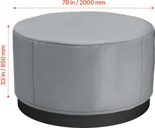 Whirlpoolafdekking Whirlpool 200x200x85 cm Grijs