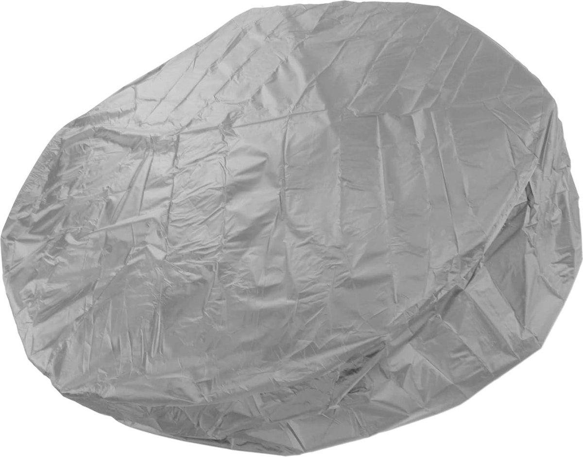 Zilveren Polyester Ronde Hot Tub Cover 215x70cm