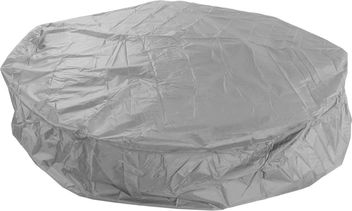 Zilveren Polyester Ronde Hot Tub Cover 215x70cm