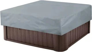 Zwembadcover voor vierkante spa 220 x 220 x 30 cm
