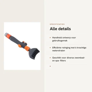 Zwembadfilterreiniger handheld